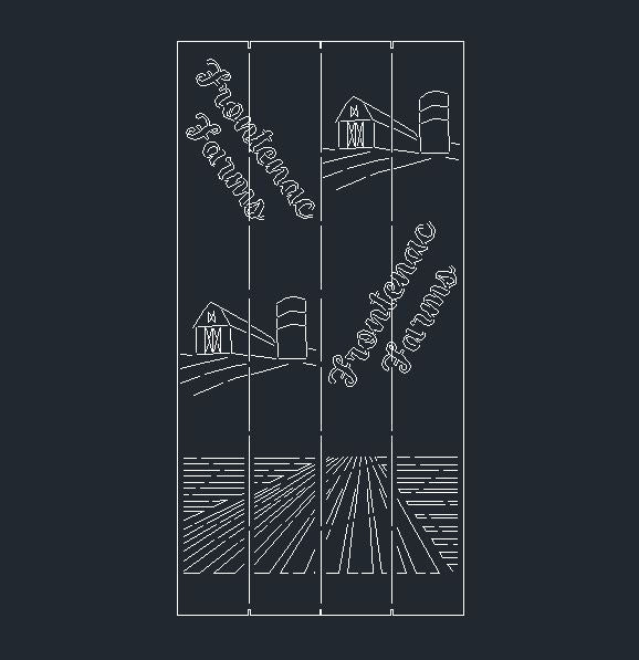 Farm Name with Barn DIY Smudge Pot