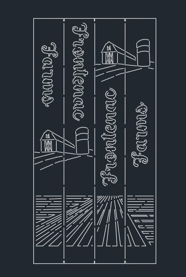 Farm Name with Barn DIY Smudge Pot