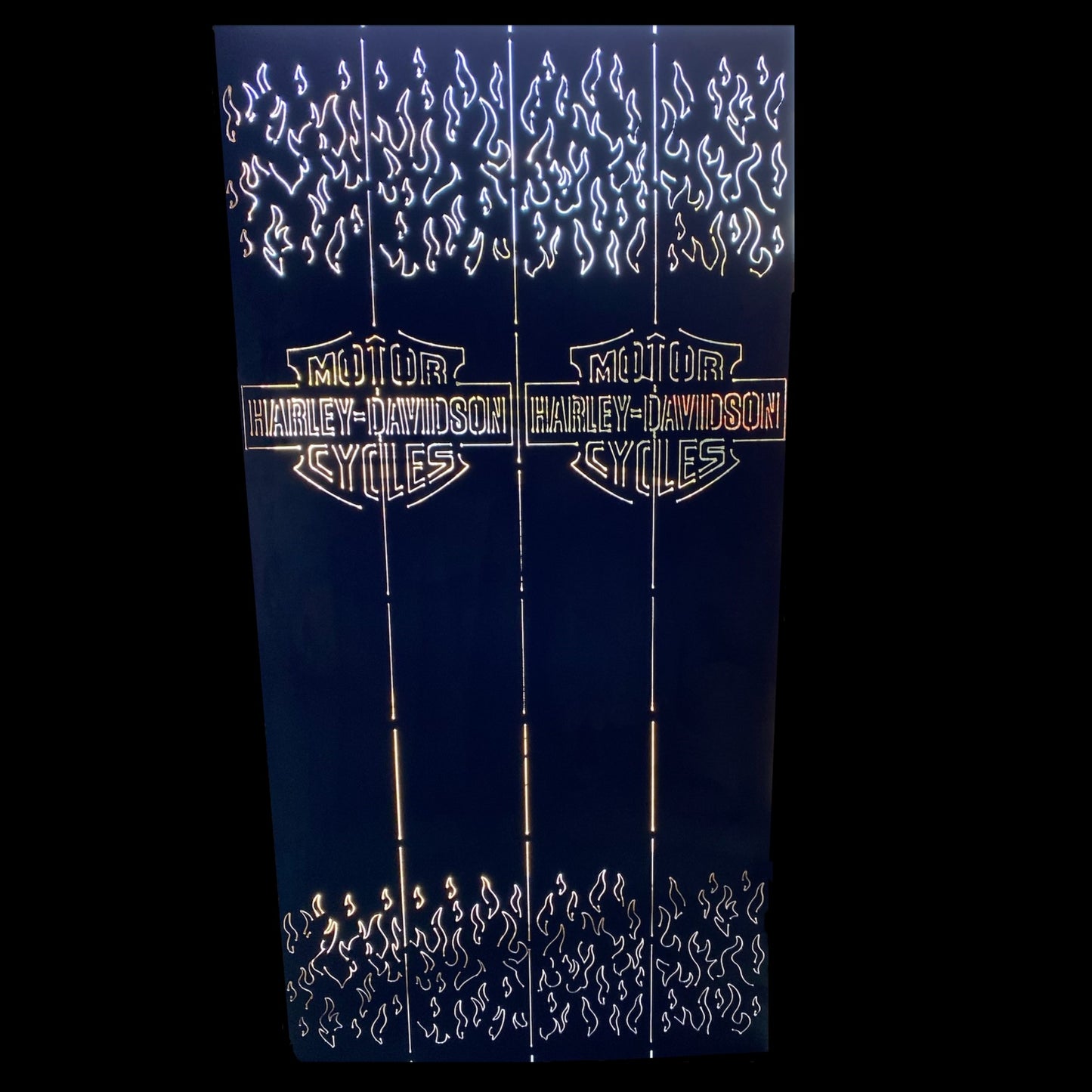 Harley Davidson with Flames DIY Smudge Pot