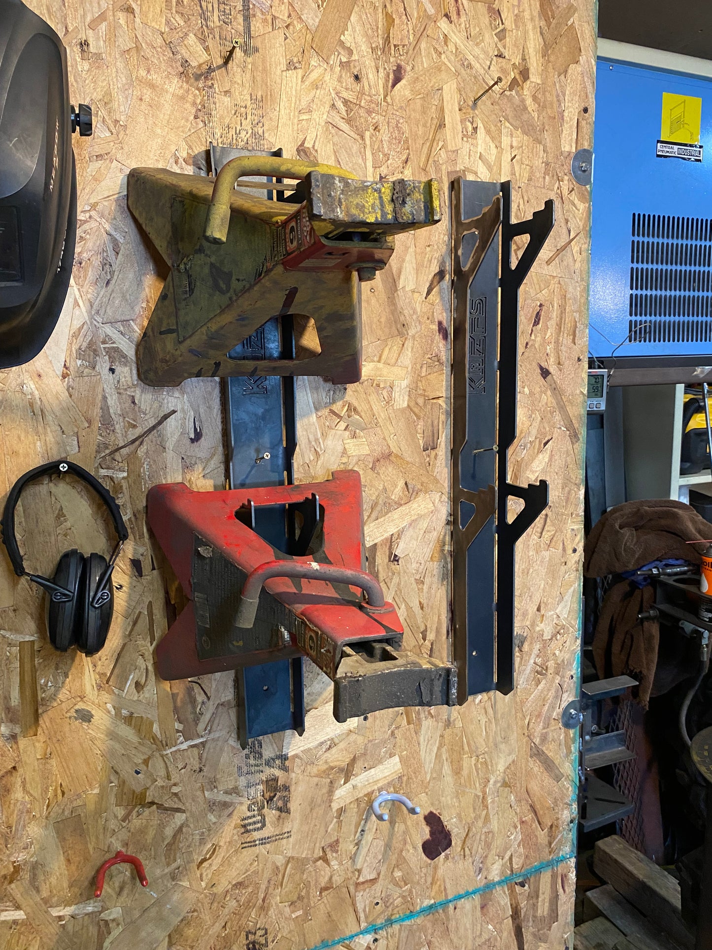 Jack Stand Wall Mount Pair