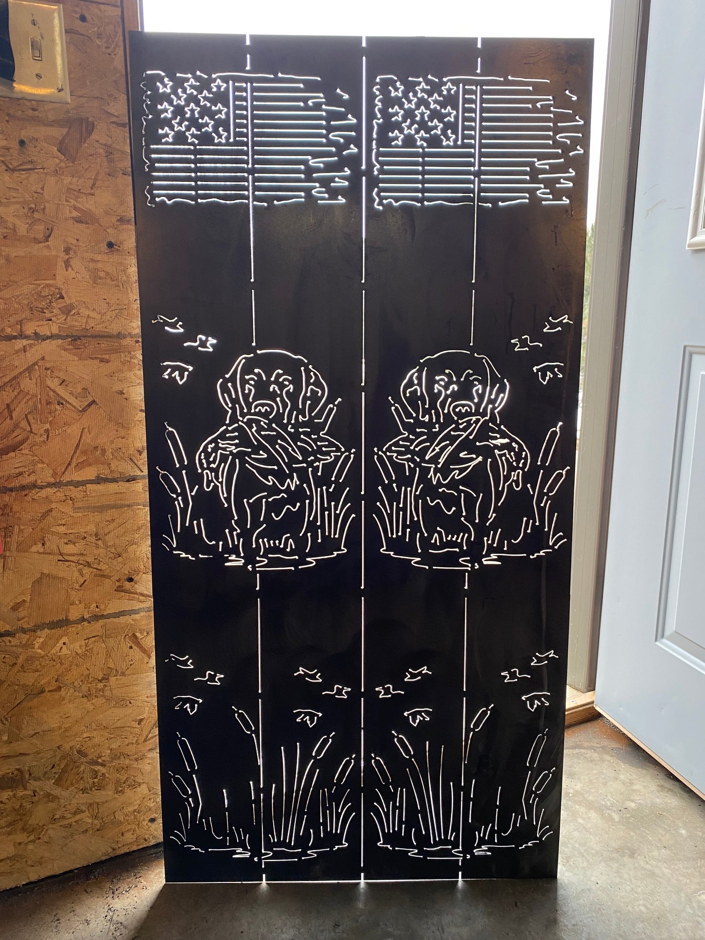 Hunting Lab with Duck DIY Smudge Pot