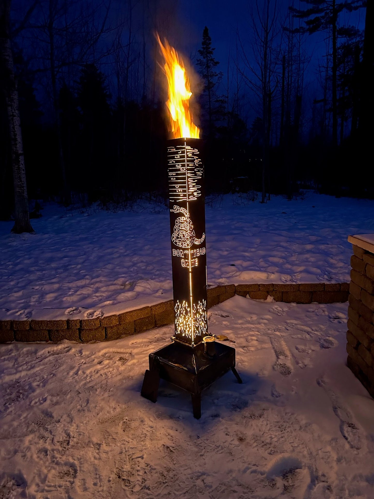 USA Don't Tread On Me DIY Smudge Pot