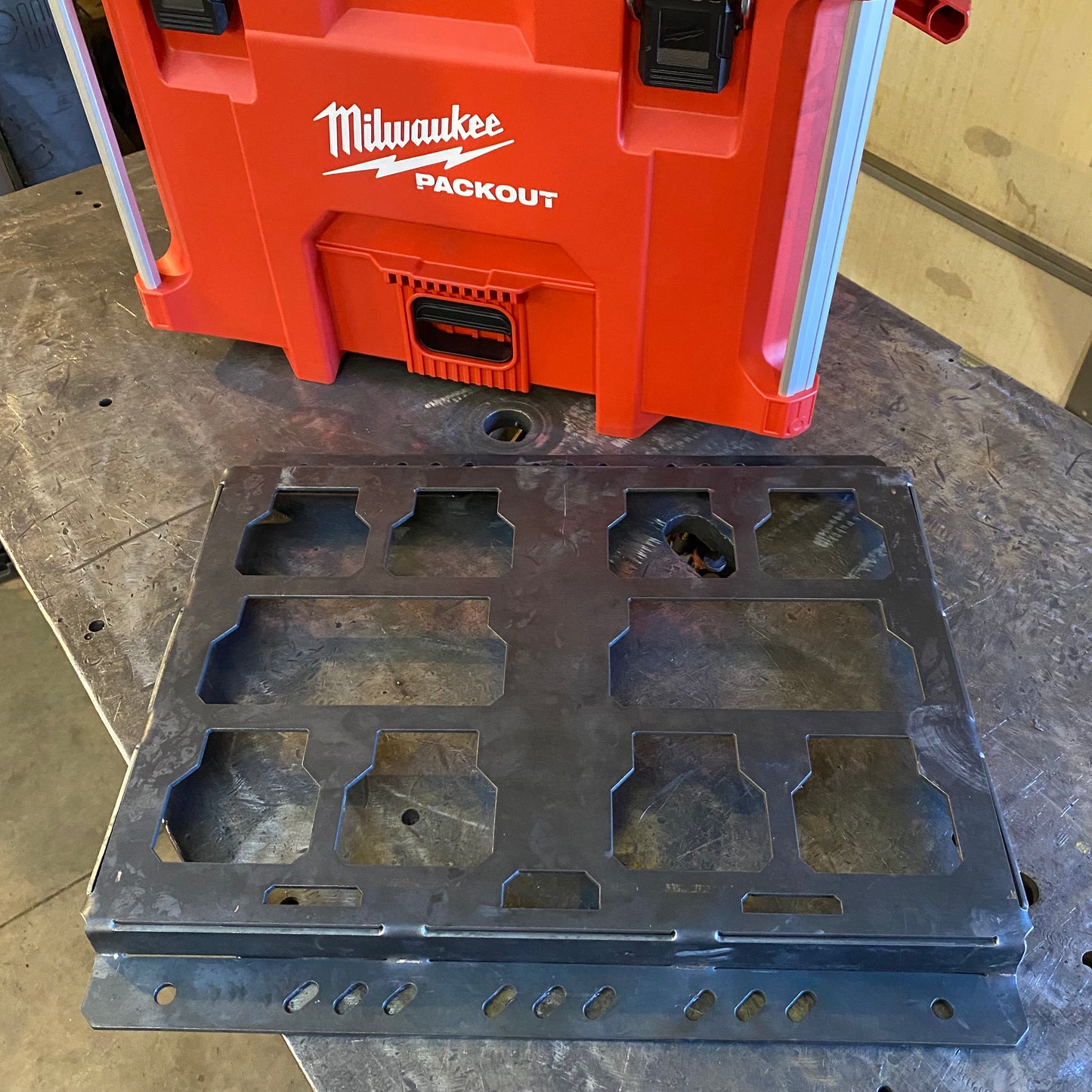 1.0 Full Size Mounting Plate for Milwaukee Packout