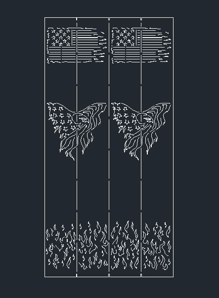 USA Flag & Eagle DIY Smudge Pot