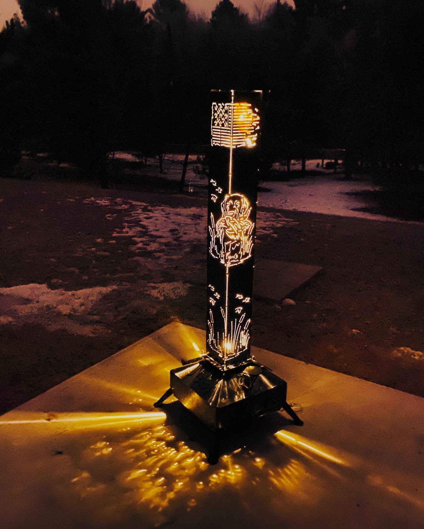 Hunting Lab with Duck DIY Smudge Pot