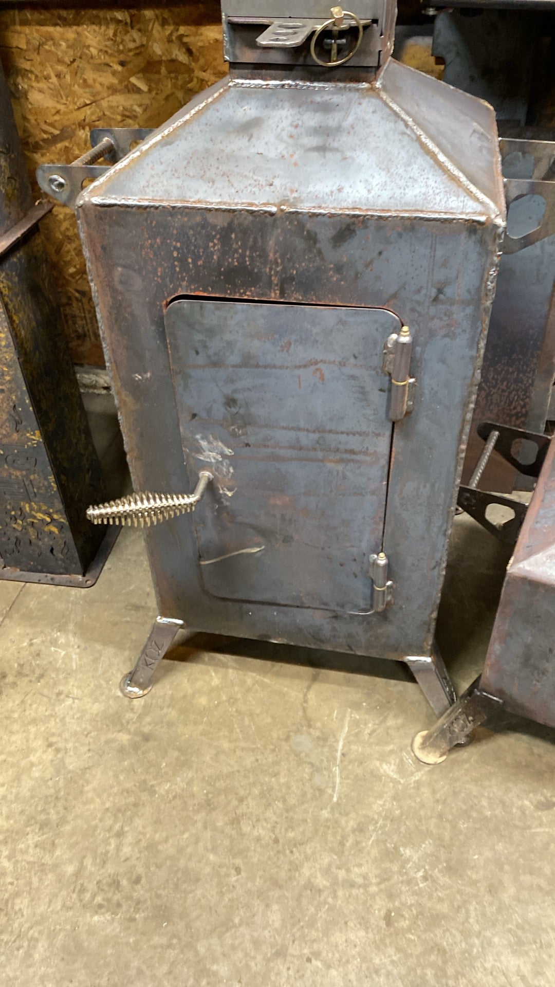 Dirt Life Excavator & Bull Dozer with your name Welded Smudge Pot