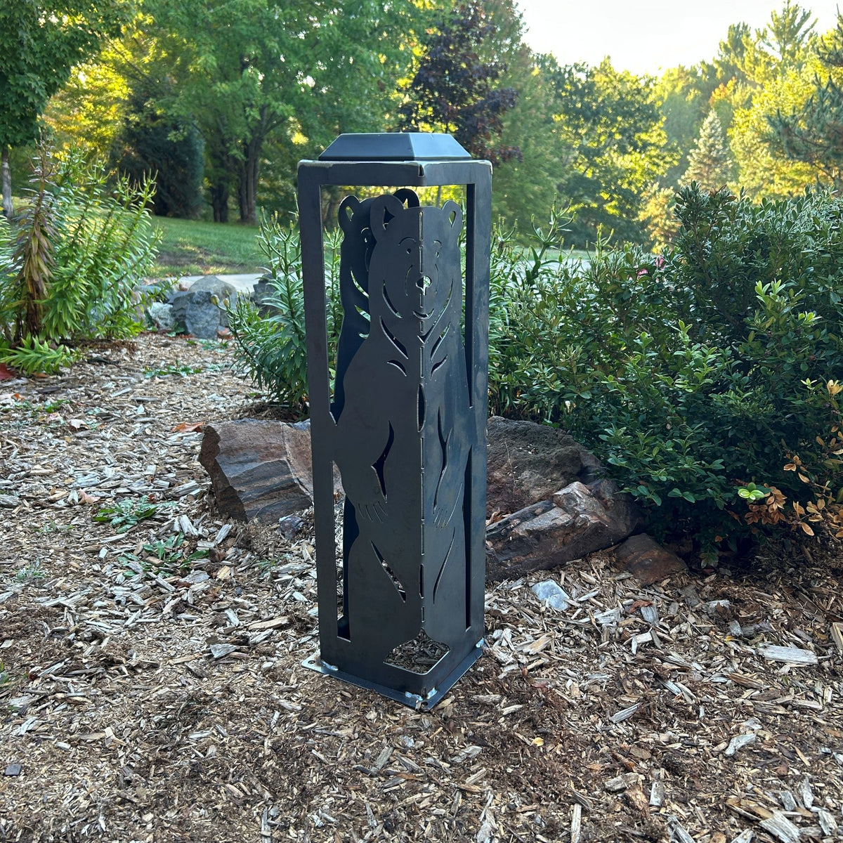 Bear Standing Solar Pillar