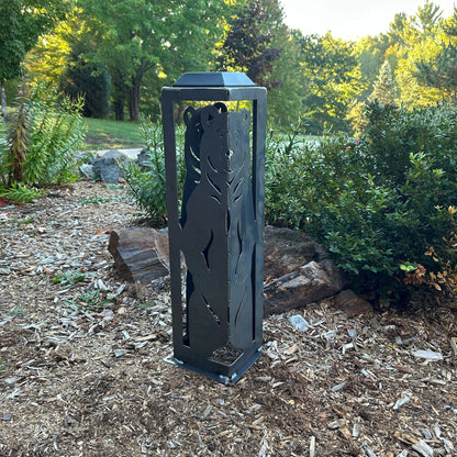 Bear Standing Solar Pillar