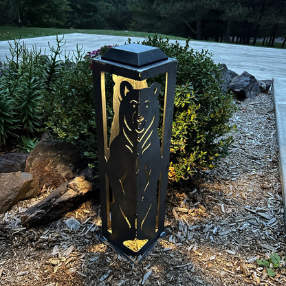 Bear Standing Solar Pillar
