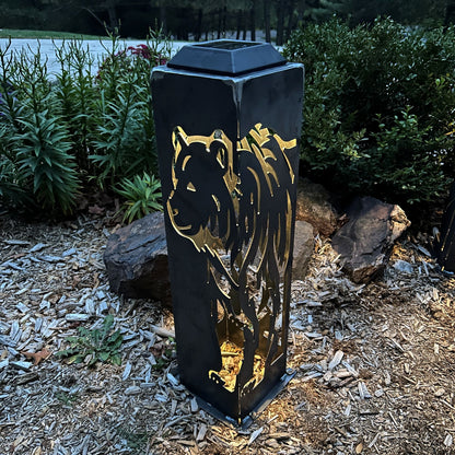 Bear Walking Solar Pillar
