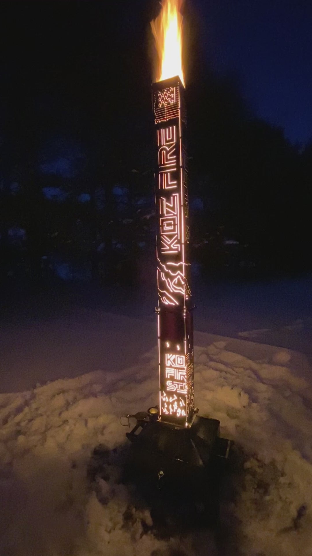 Harley Davidson with Flames Welded Smudge Pot – Koz Fire & Steel